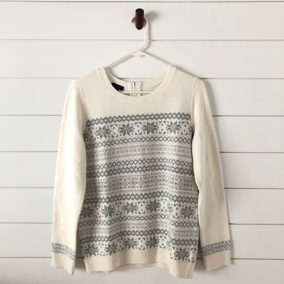 Talbots Sweaters - Talbots Snowflake Pullover Sweater
